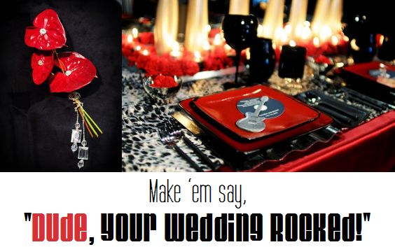 If you're a Rock'n Roll Bride looking to celebrate your vows in true